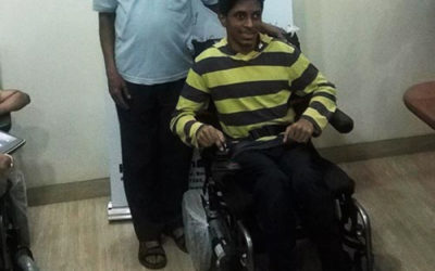 Wheel Chair Distributed to Alec Agnelo